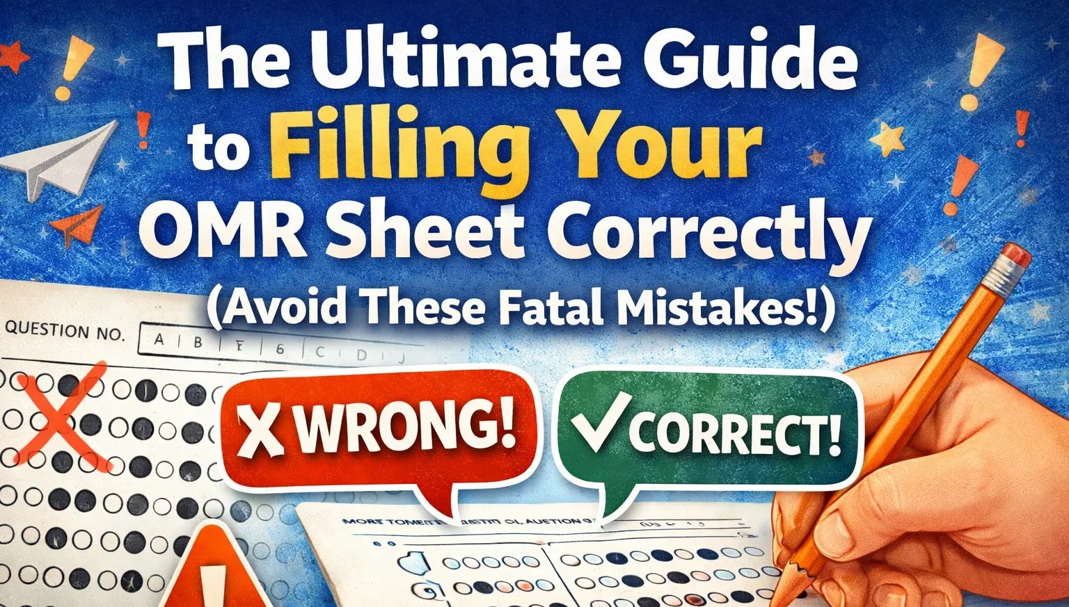 The Ultimate Guide to Filling Your OMR Sheet Correctly (Avoid These Fatal Mistakes!)